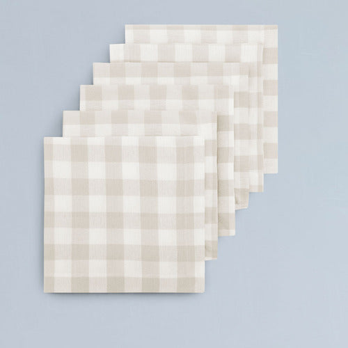 Gingham Napkins - Pack of 6