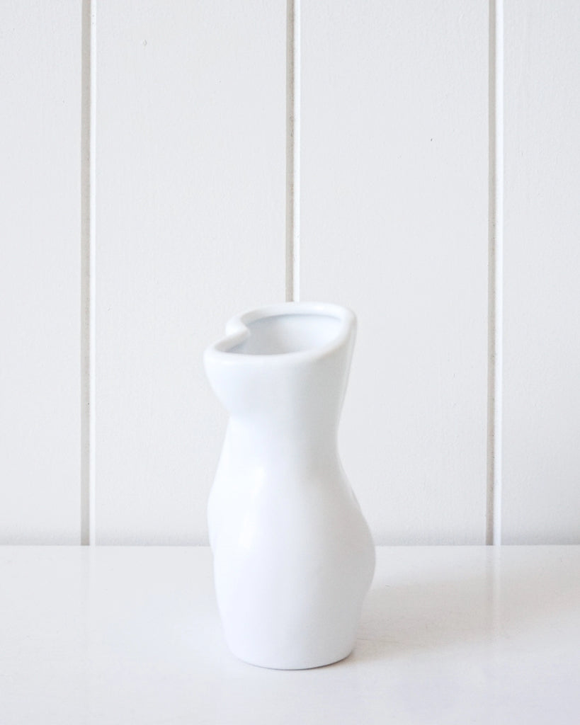 La Femme Deux Vase - White