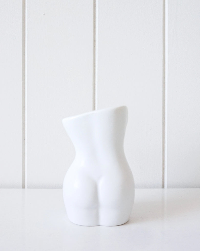 La Femme Deux Vase - White