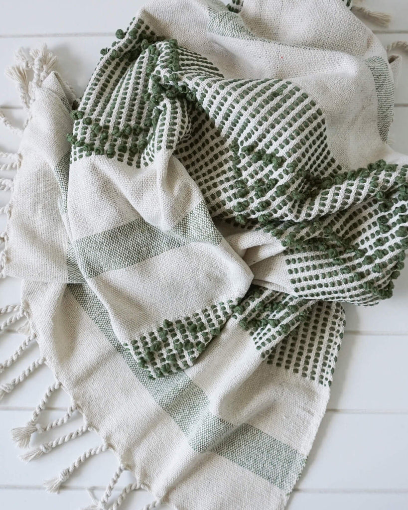 Elliston Cotton Throw Blanket