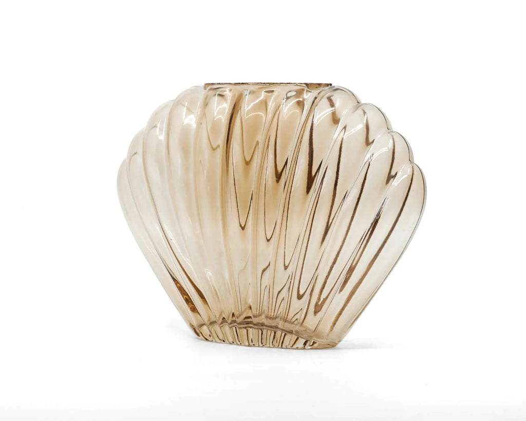 Shell Vase - Amber